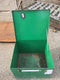 Vintage Green Metal Chest Bin Latches Handles 22.5"x20"x17"