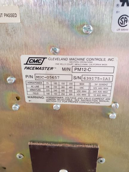 CMC Pacemaster PM12-C Regenerative DC Drive Base Only