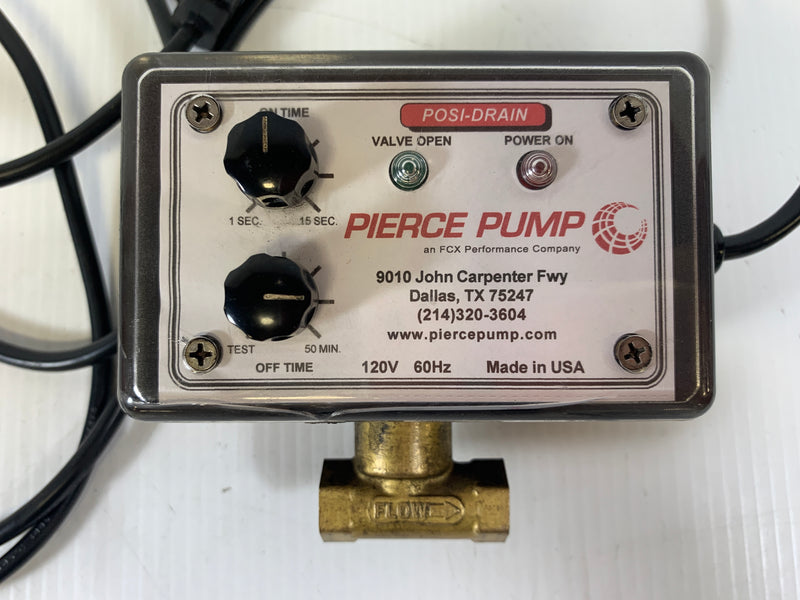 Pierce Pump Posi-Drain Air Compressor Drain Valve Timer PD7020