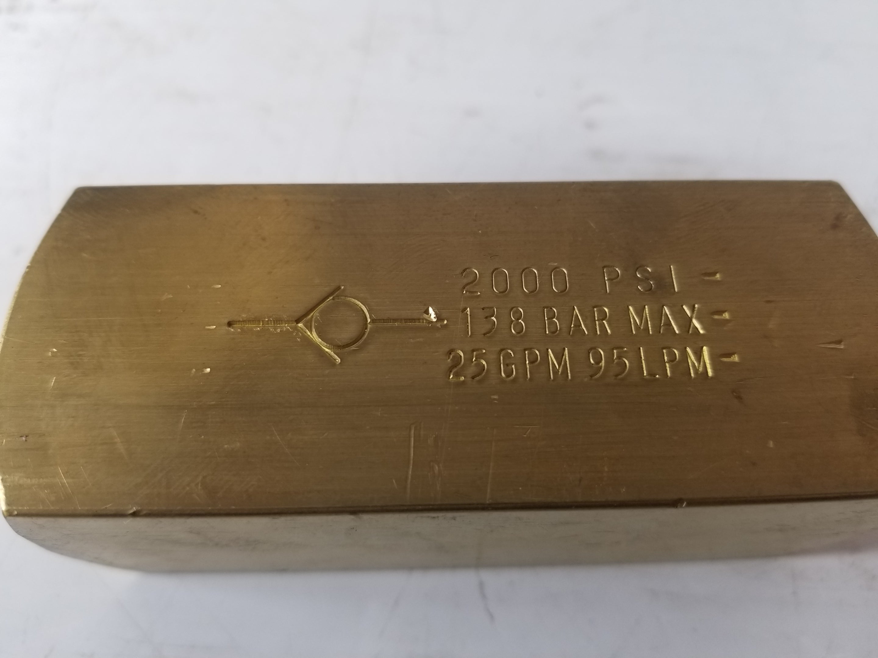 Parker C1200B Hydraulic Check Valve 2000PSI 25GPM