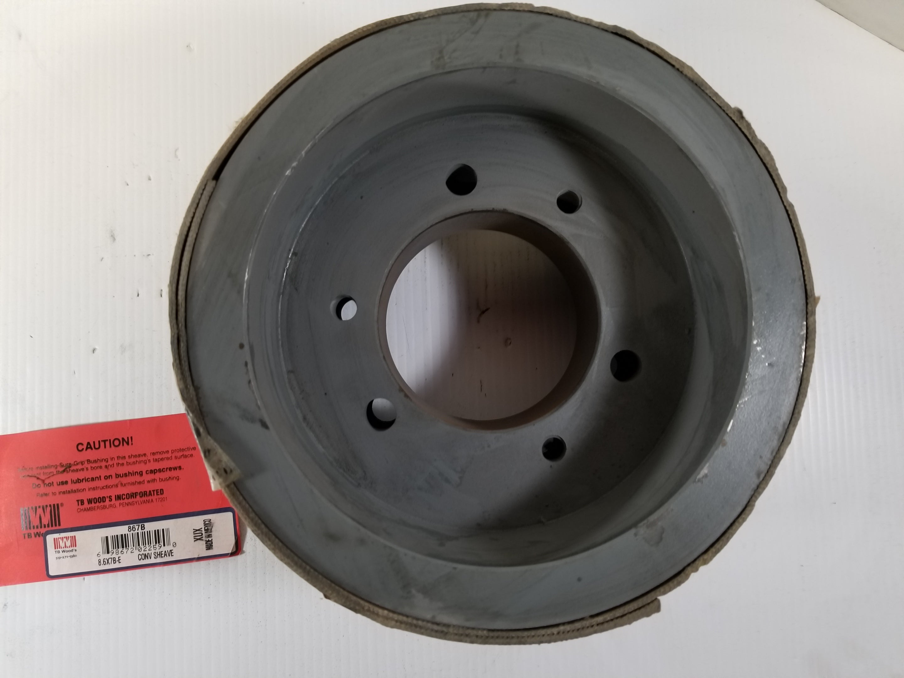 TB Woods 867B Conv Sheave 8.7X7B-E