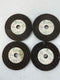 3M Green Corps Weld Grinding Wheel 051131-01991 3" x 3/16" x 3/8" Lot of 4