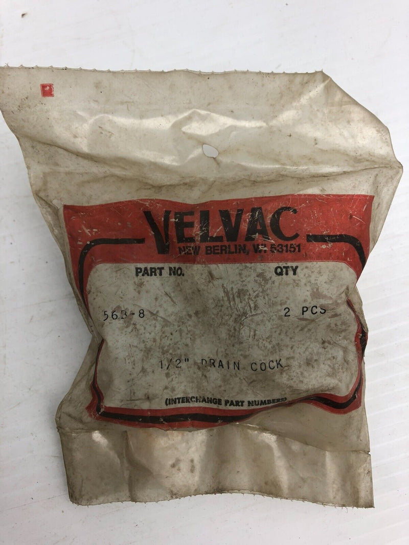 Velvac 56B-8 1/2" Drain Cock