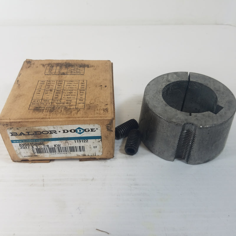 Baldor Dodge 119122 Bushing 2517 X 1-7/8-KW AV04150586