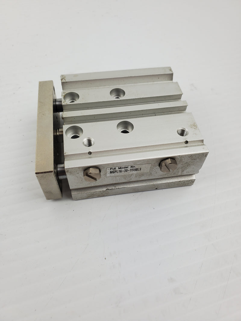 SMC MGPL16-30 Ball Pushing Baring Compact Guided Cylinder MGPL16-30-Y59BLS