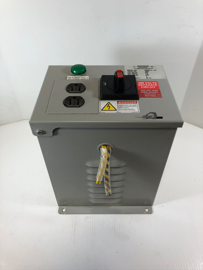 Daykin Electric Disconnect GMDGTA-05 480V 2.3A 1PH