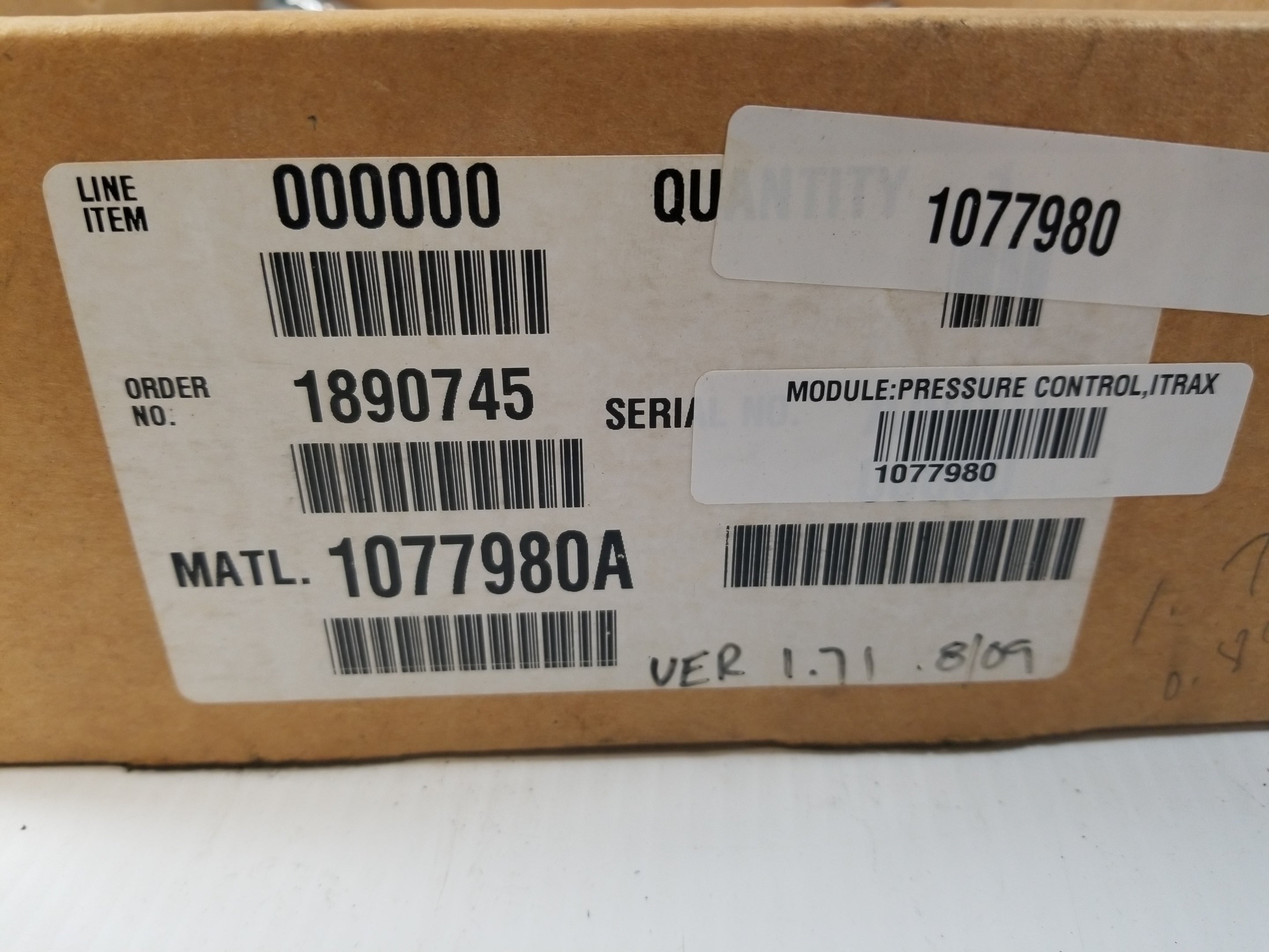 Nordson 1077980A iTrax Pressure Control Module