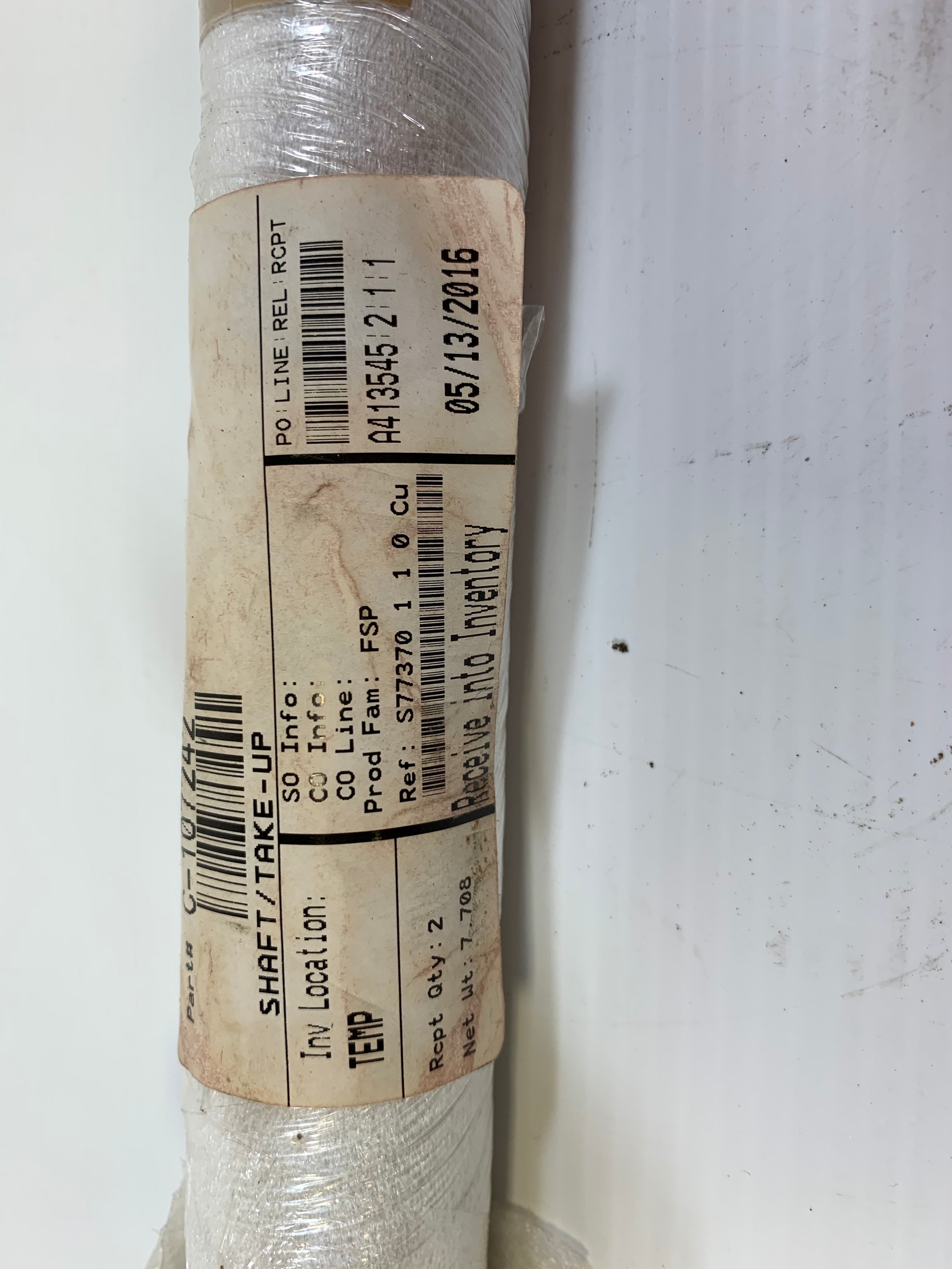 Shaft Drive Pulley Roll Take-Up C-107242