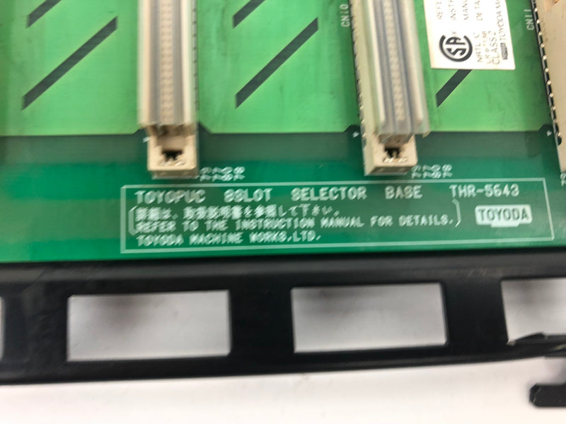 Toyoda Machine Works THR-5643 8 Slot Selector Base