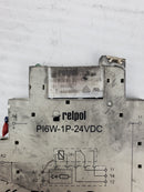 Relpol PI6W-1P-24VDC Slim Single Terminal Block Relay RM699BV-3011-85-1024