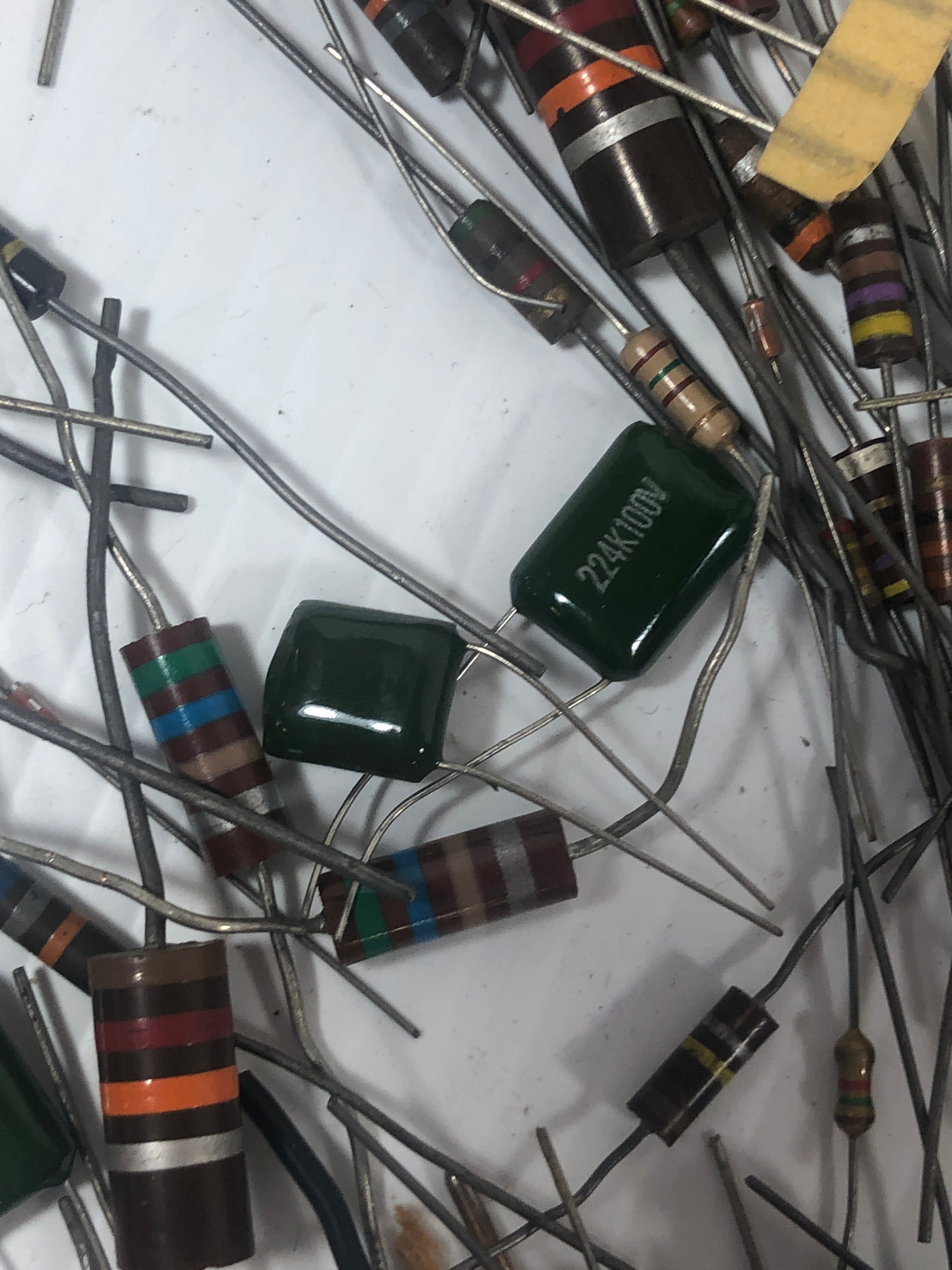 Mixed Lot of Resistors and Capacitors