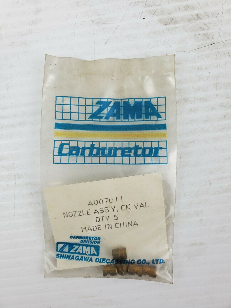 Zama Carburetor A007011 Nozzle Assy CK Val Quantity 5
