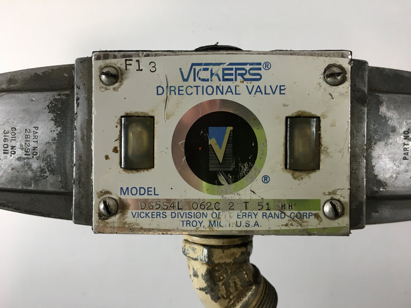 Sperry Vickers Solenoid Directional Valve DG5S4L062C2T51