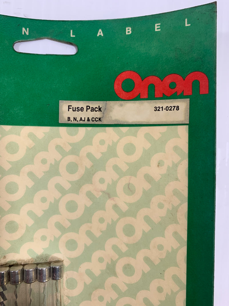Onan Fuse Pack of 5 321-0278 Lot of 4