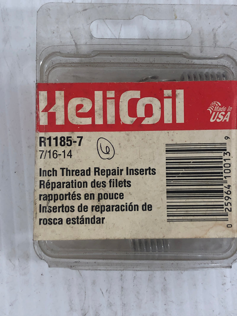 HeliCoil Inch Thread Repair Inserts R1185-7 7/16-14 Box of 6