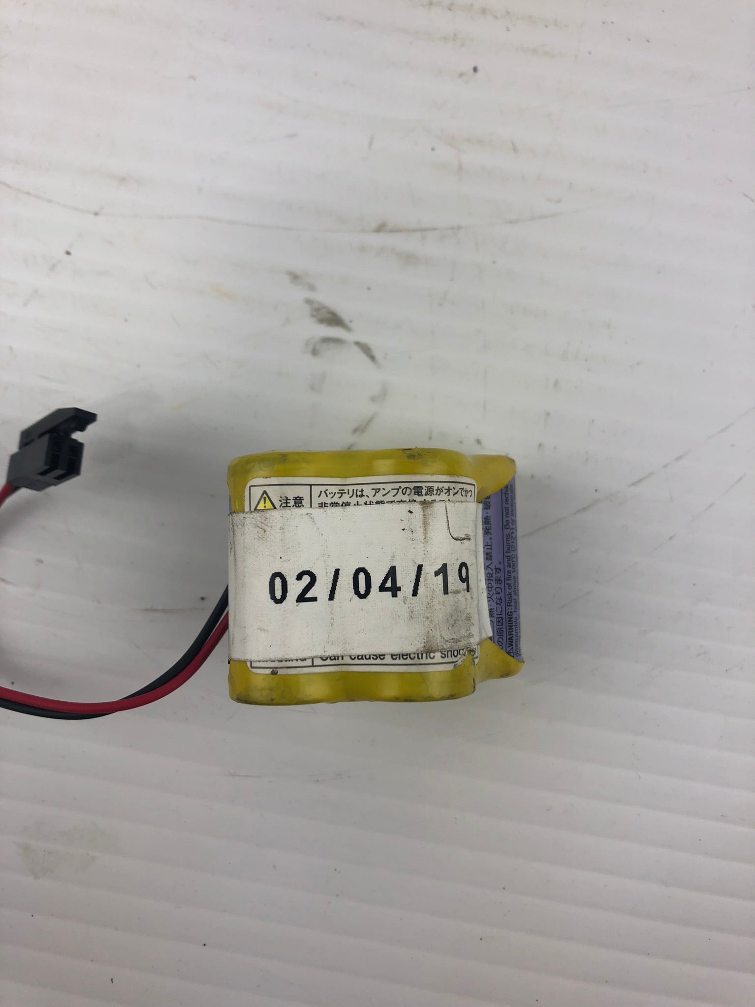Panasonic BR-2/3AGCT4A Fanuc Lithium Battery with Plug 6 Volt - Lot of 3