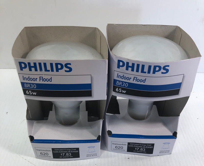 Philips Indoor Flood BR30 65W Lot of2