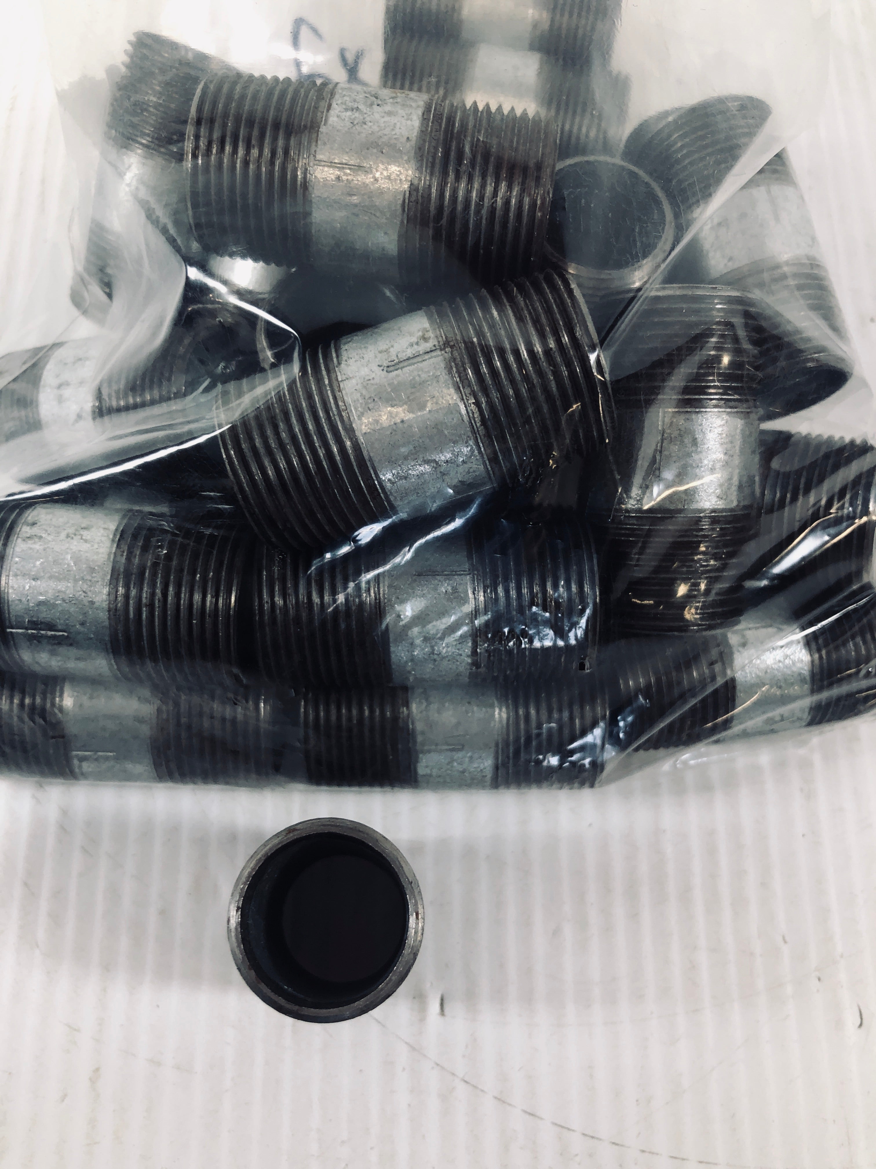 Conduit Pipe Products 25020704 3/4 x 2" Galvanized Nipple Conduit Pipe Lot of 25
