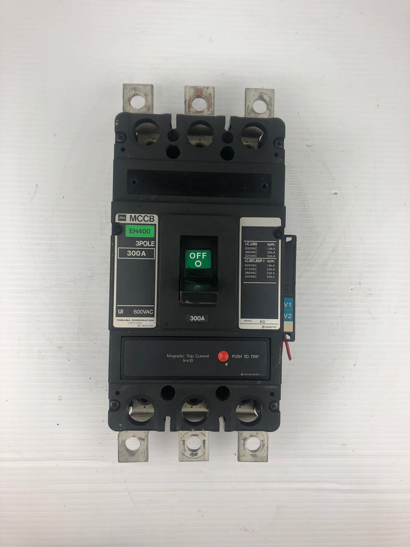 Toshiba EH400 Circuit Breaker 300 A 3 Pole 600 VAC