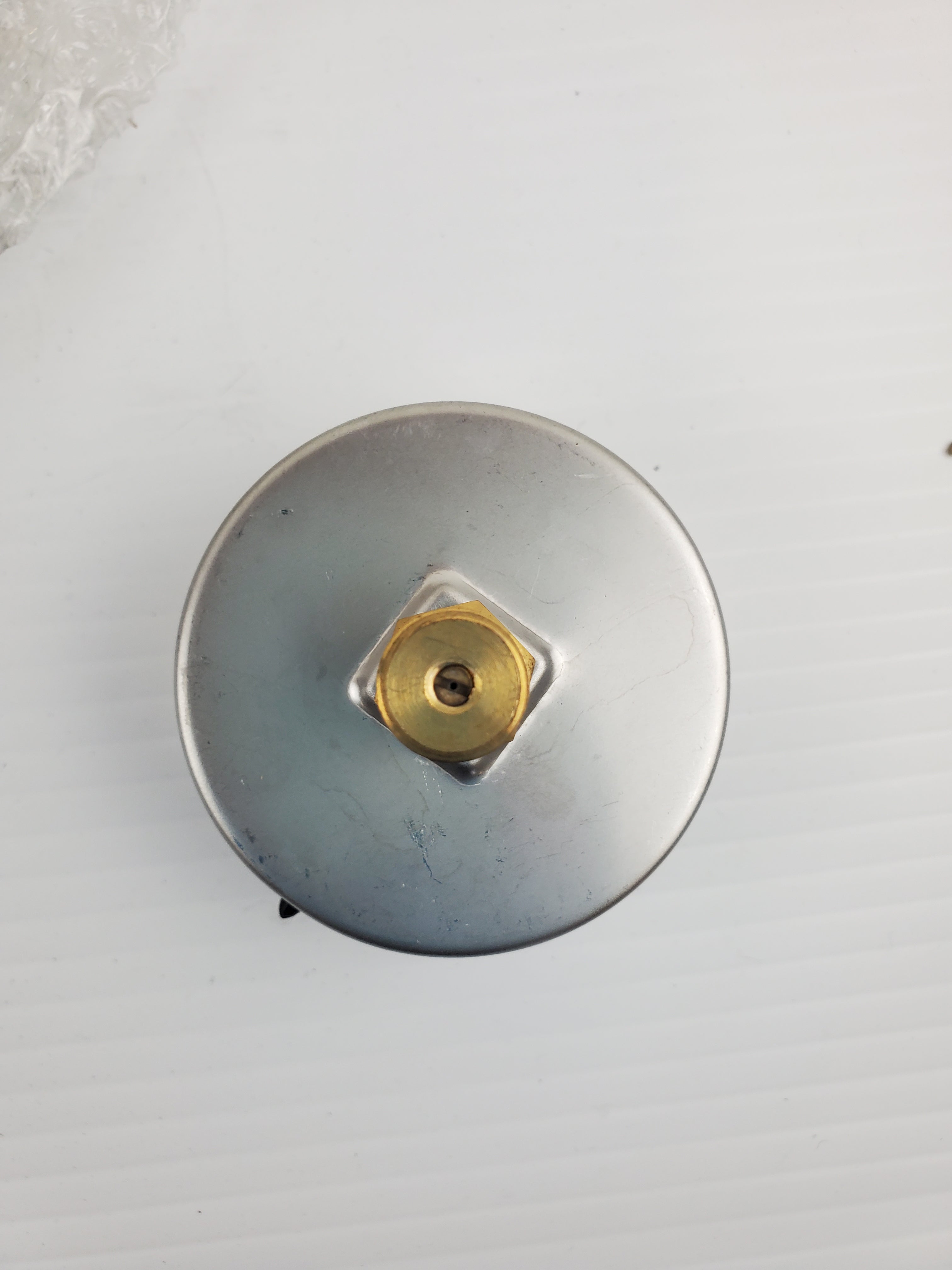Reotemp PG25C2C4P19-G-P 2-1/2" SS/Brass Plast Lens Gauge 0-160 PSI
