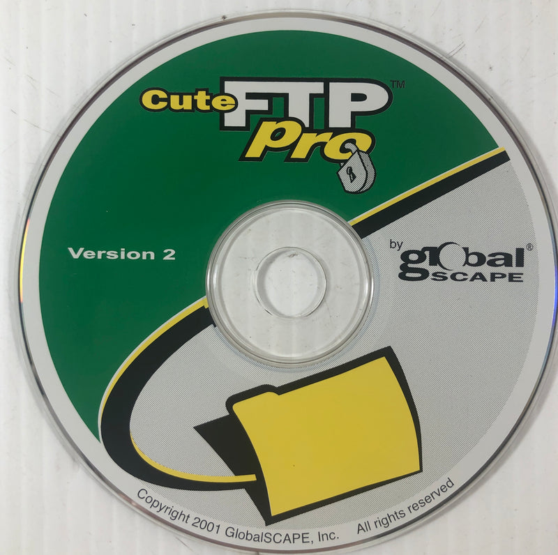 Global Scape Cute FTP Pro Version 2 2001 CD