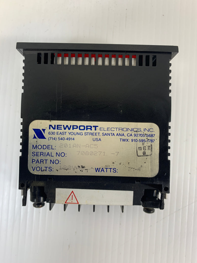 Newport Voltmeter Readout Panel 201AN-AC5