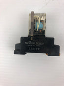 OMRON MY4N-D2 Relay with Base 1267YF 24V DC