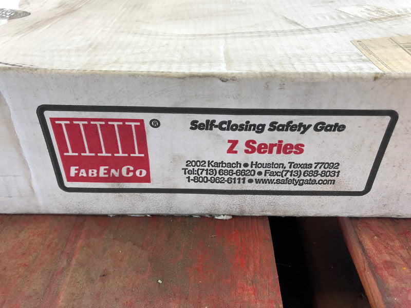 FabEnCo Self-Closing Safety Gate Z Series 24" Z70 Galv. Industrial Z70-24