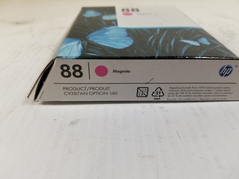 HP C9387AN 88 Magenta Ink Cartridge 02/2020
