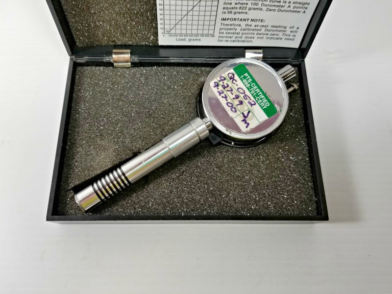 Rex Durometer Gauge 1700 Type A-17985 Vertical Precision Tool with Case