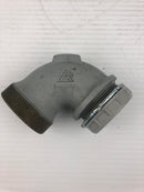 Appleton 1-1/2 ST Conduit Adapter Fitting 90 Degree Iron Elbow 1-1/2" I.D.