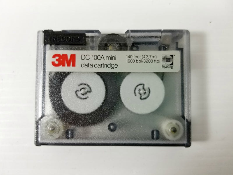 6 - 3M Mini Data Cartridges DC 100A 140 ft., 3200 ftpi