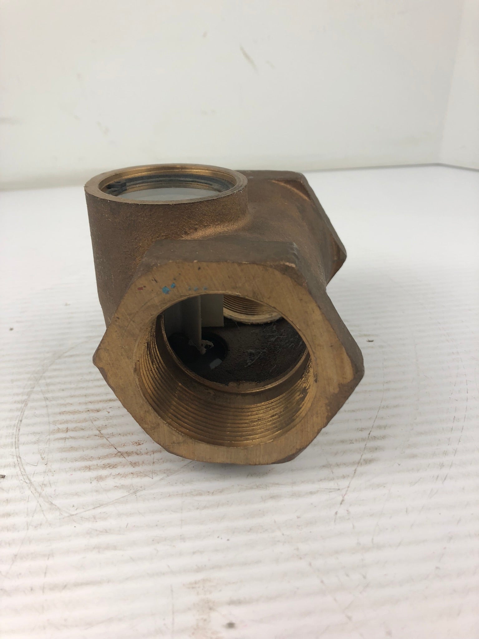 Dixon 2" Bronze Double Window Sight Flow Indicator with Propeller