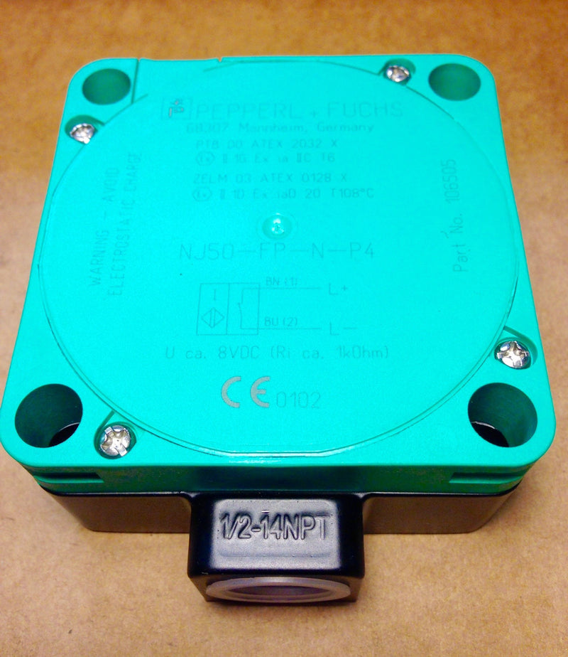 Pepperl & Fuchs Inductive Sensor NJ50-FP-N-P4 - Sensors and Switches - Metal Logics, Inc. - 1