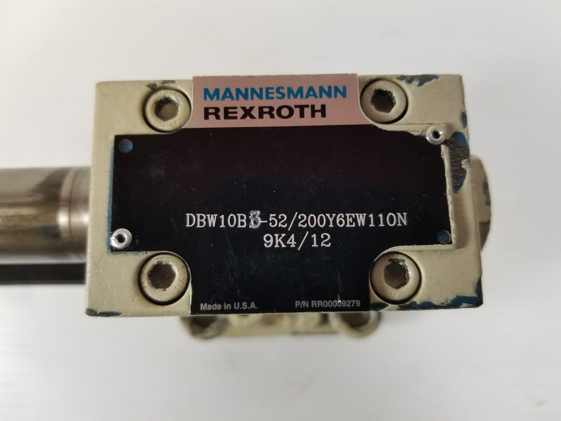 Rexroth Mannesmann DBW10B3-52/200Y6EW110N9K4/12 Hydraulic Relief Valve