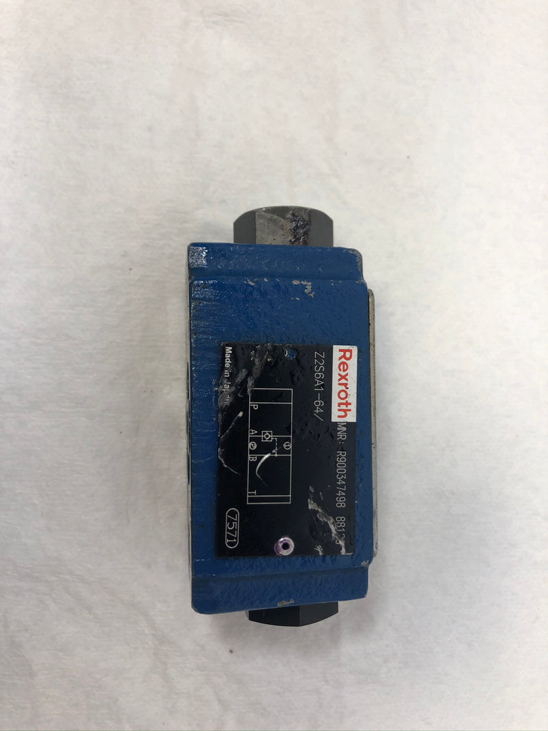 Rexroth Z2S6A1-64/ Hydraulic Block Valve