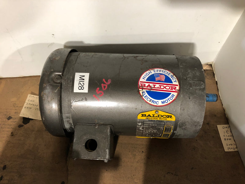 Baldor VM3558 Electric Motor 2 HP 208-230/460V 3PH