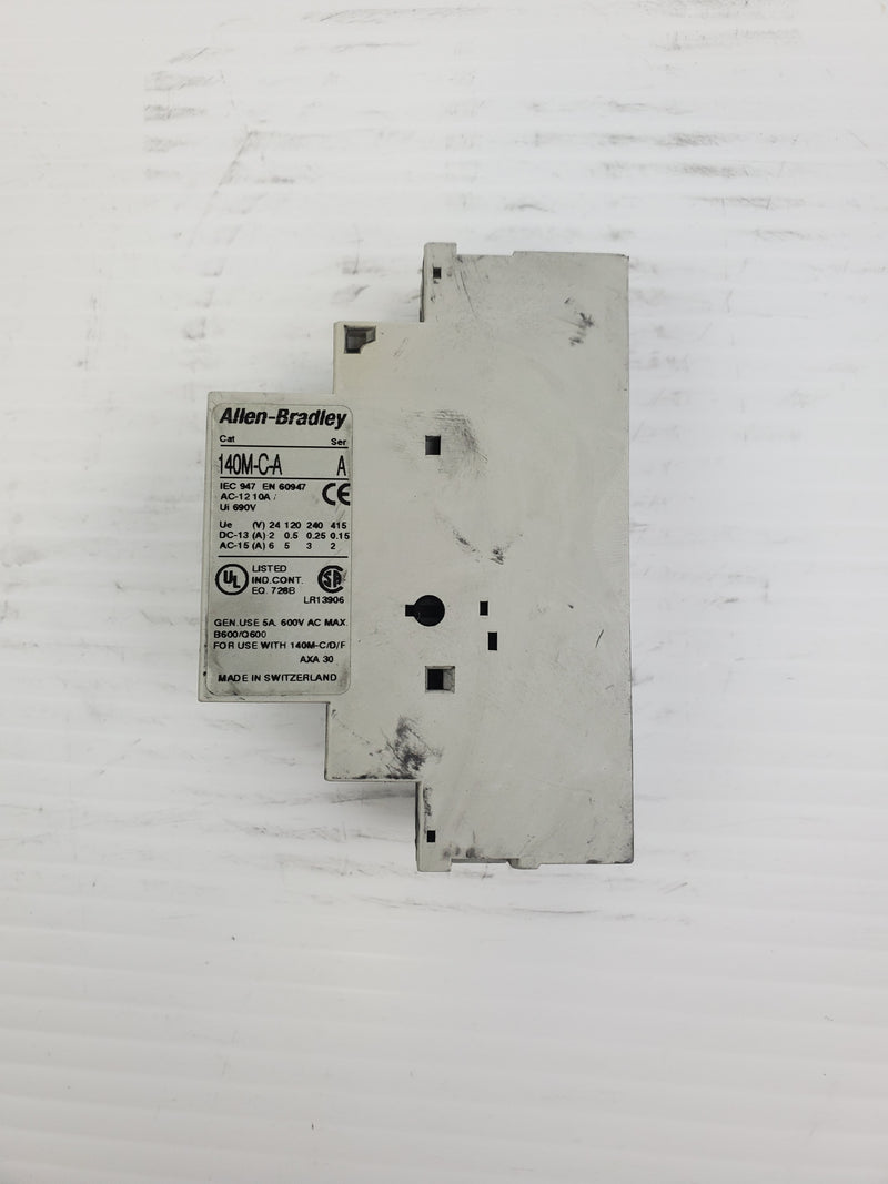 Allen Bradley Auxiliary Contact 140M-C-A Series A (Lot of 2)