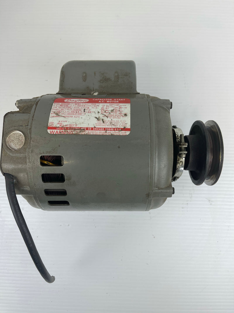 Dayton Capacitor Start AC Motor 5K459B 3/4 HP 1725 RPM