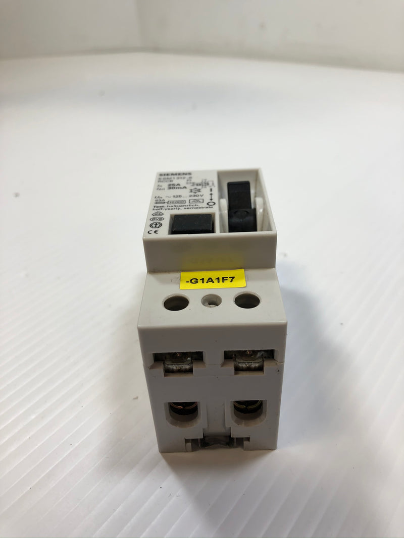 Siemens 5SM1312-6 RCCB Circuit Breaker 25A