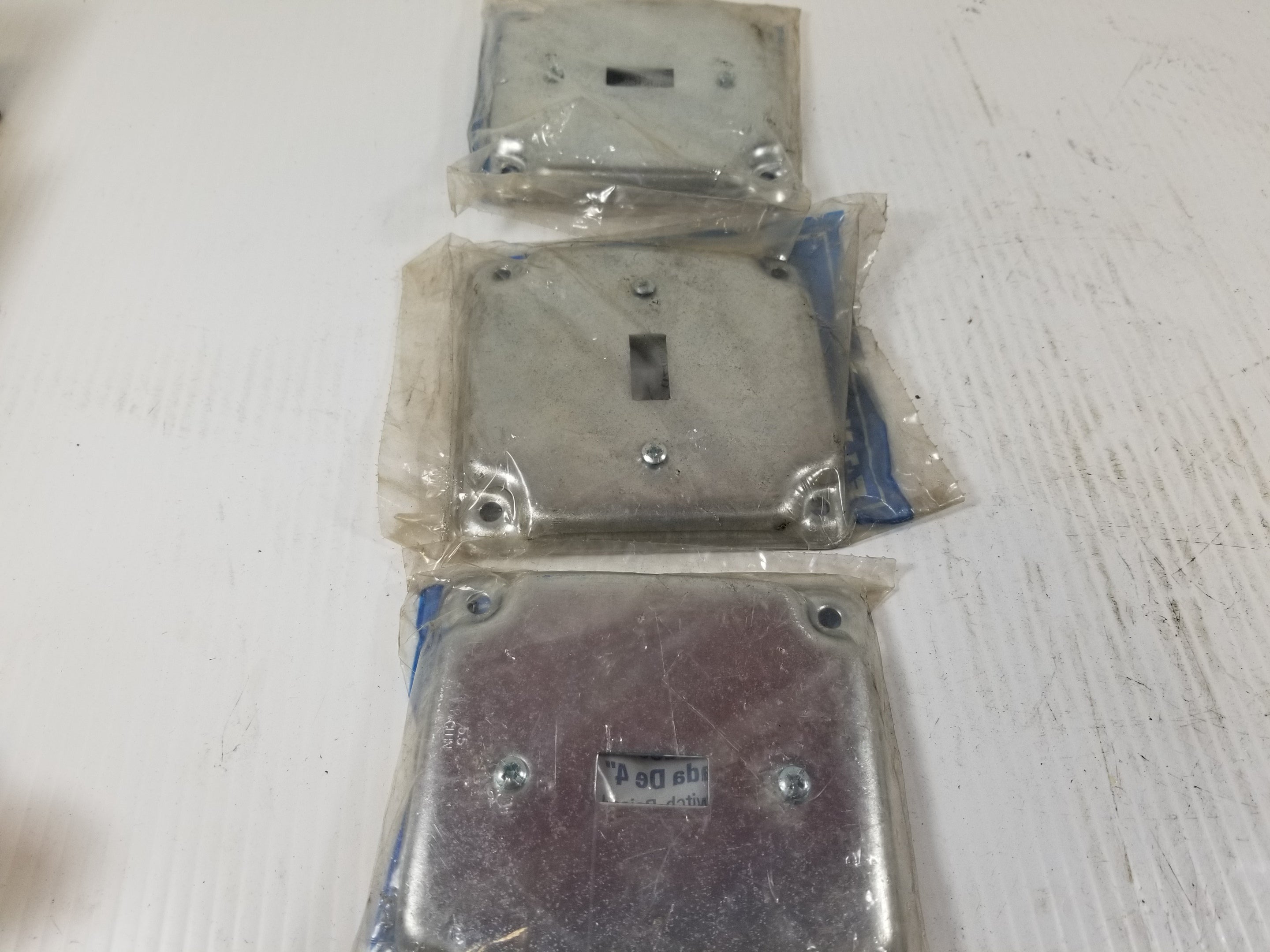 Eaton TP512 Square Surface Cover 4" (Lot of 3)