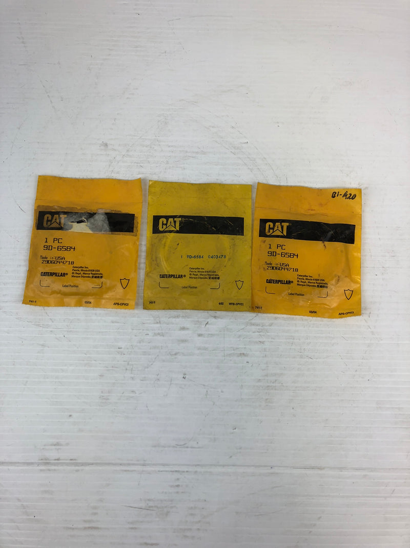 CAT 9D-6584 Seal Caterpillar 9D6584 - Lot of 3