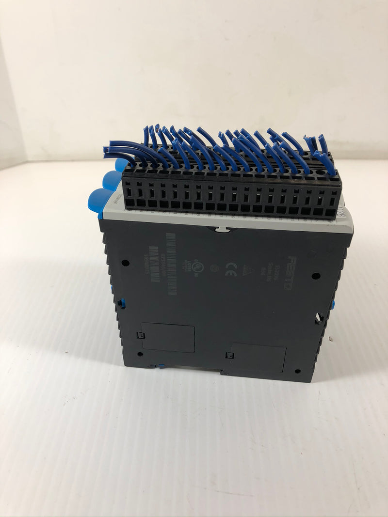 Festo (2) CECX-D-8E8A-NP-2 and (1) CECX-D-16E PLC Input Modules 552096 Series H6