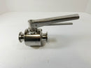 Waukesha Cherry-Burrell Butterfly Valve 2 Pos. 7/8" w/Squeeze Gear Lock Handle