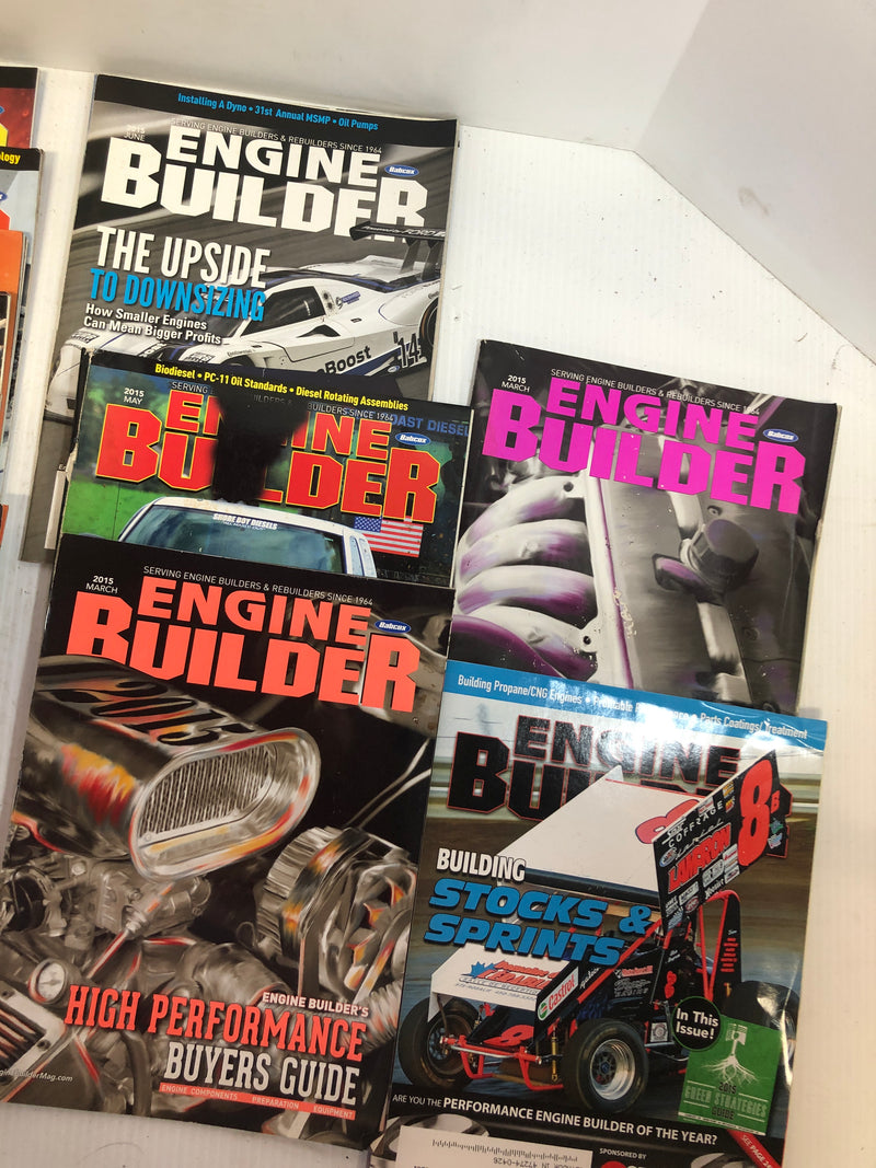 Engine Builder Magazine Lot of 12 2014 and 2015