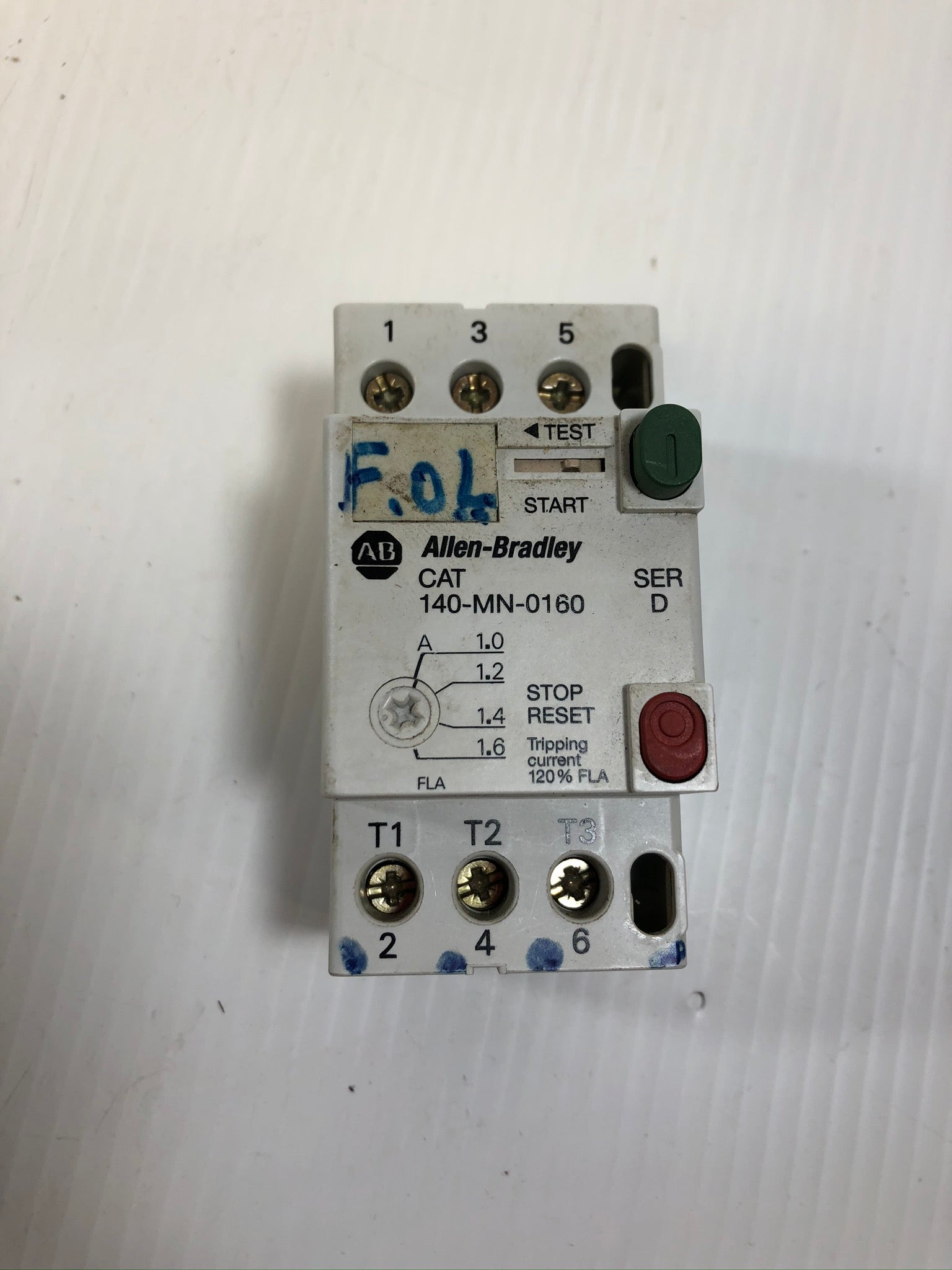 Allen-Bradley 140-MN-0160 Manual Motor Starter Series D