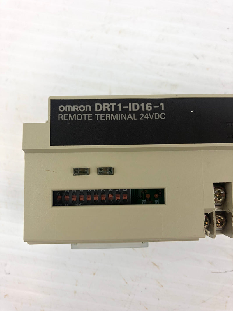 Omron DRT1-ID16-1 Remote Terminal 24VDC -Missing Cover