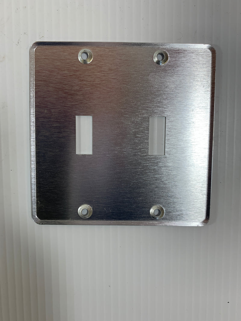 Duplex Light Switch Stainless Steel Cover - Lot of 10