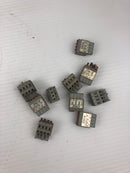 Wago AWG 26-14 4 Slot Terminal Blocks 300V 15A - Lot of 10