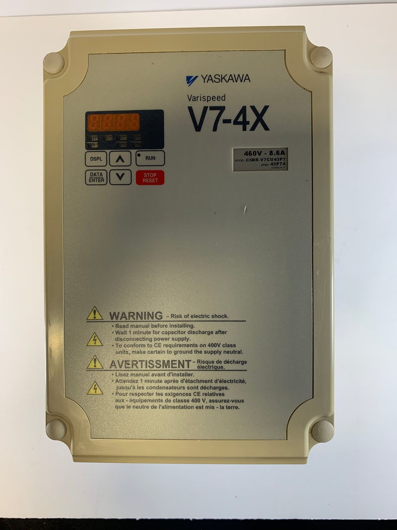 Yaskawa CIMR-V7CU43P74 Varispeed AC Motor Drive